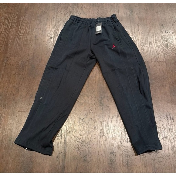 Nike Air Jordan Jumpman Warm-Up Basketball Pants Men's Black & Red nwt